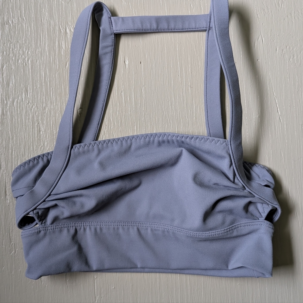 Free People Movement Wave Rider Light Purple Strappy Bra XS